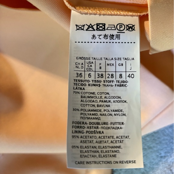 MAX MARA NWT
Austria cotton and gabardine nude/peach camisole in Sz 40 US 6 - Picture 12 of 12